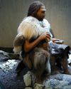 Reconstruction of a Neanderthal man